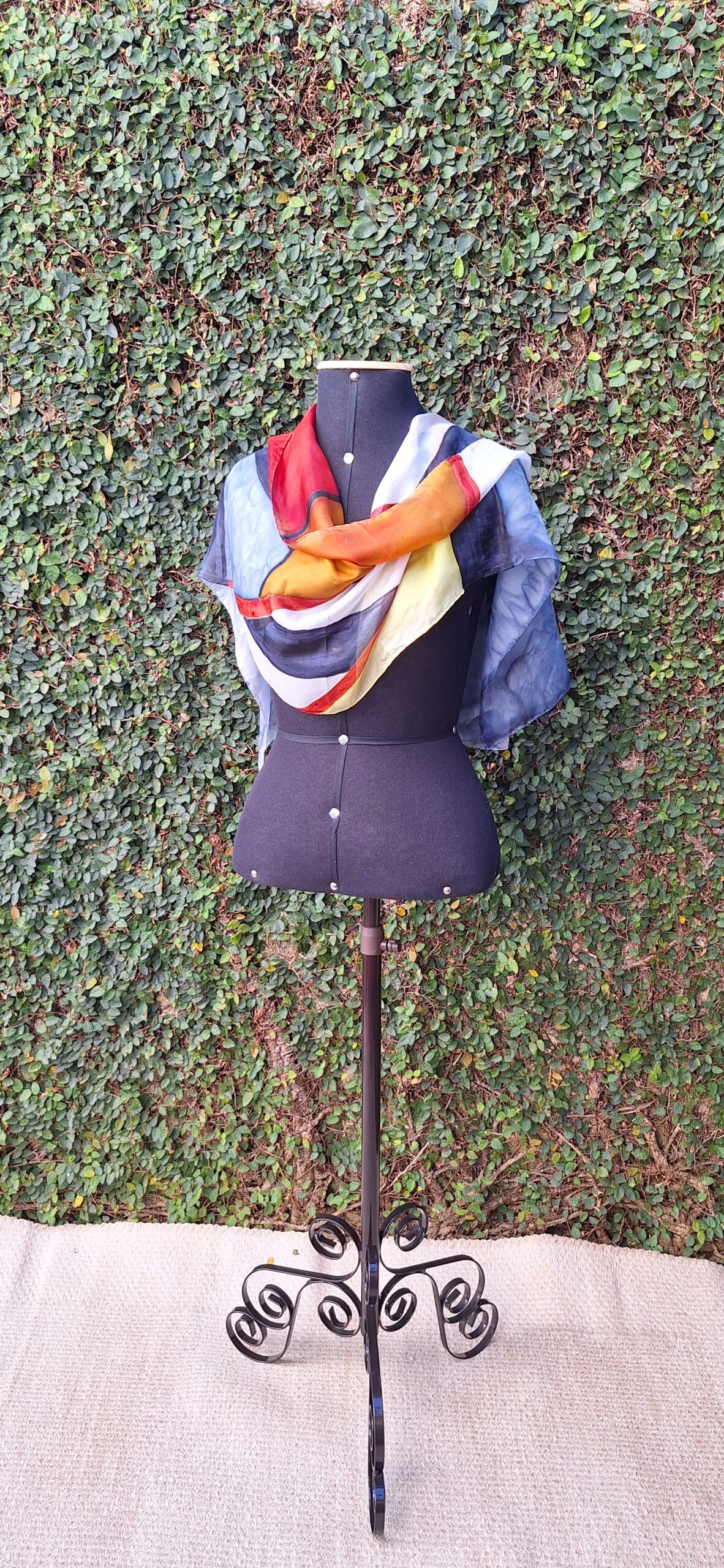 Echarpe "Luz Urbana" 40x140cm