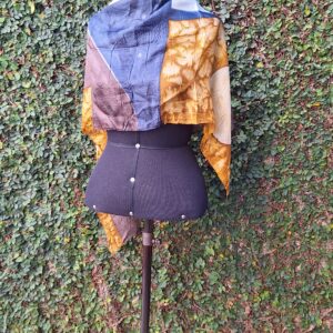 Echarpe "Horizonte Dourado" 40x140cm