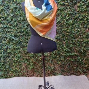 Lenço Aurora Tropical – 90x90cm