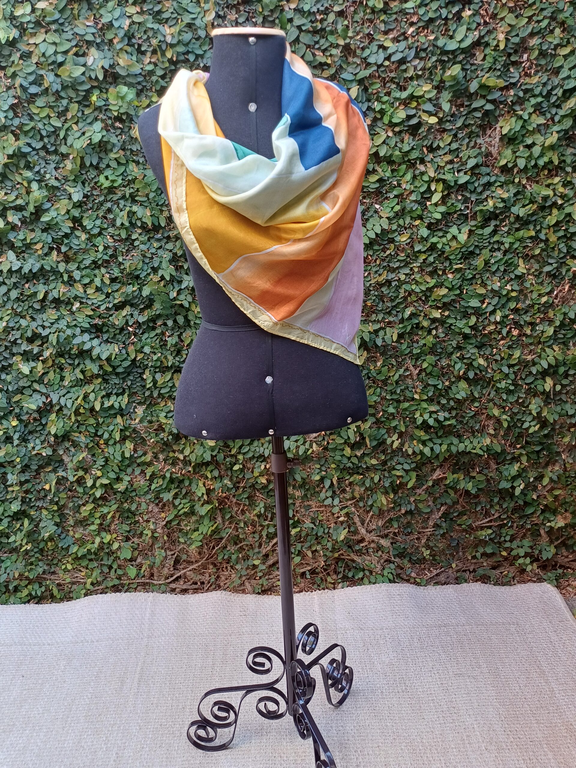 Lenço Aurora Tropical – 90x90cm
