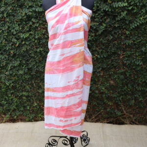 Canga tam. M - Pôr do Sol Coral